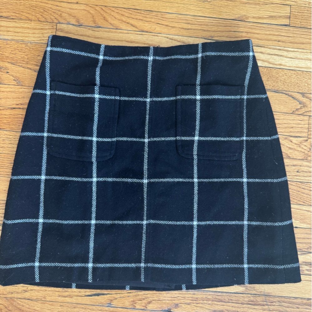 Madewell Wool Mini Skirt